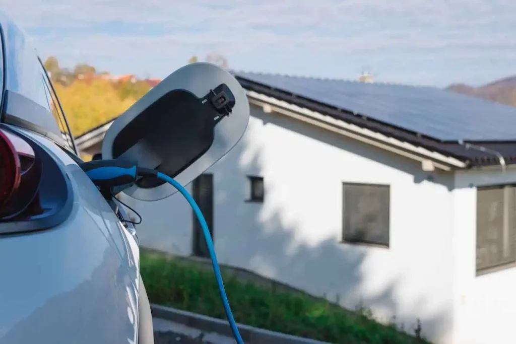 charging an electric car in home sustainable trans 2024 10 18 10 08 40 utc
